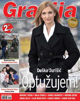 Duska on the cover of magazine