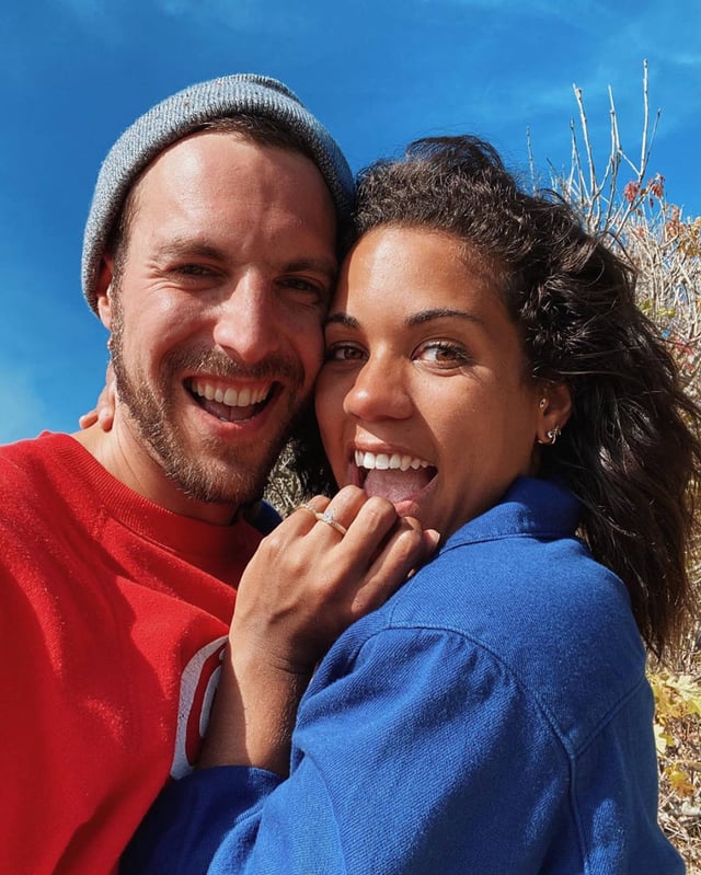 Alexi pictured on Instagram with her fiance Matt Kuncman