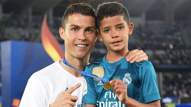 Cristiano with father