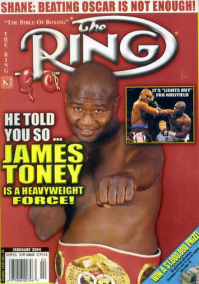 Toney On Cover Of Ring Magazine