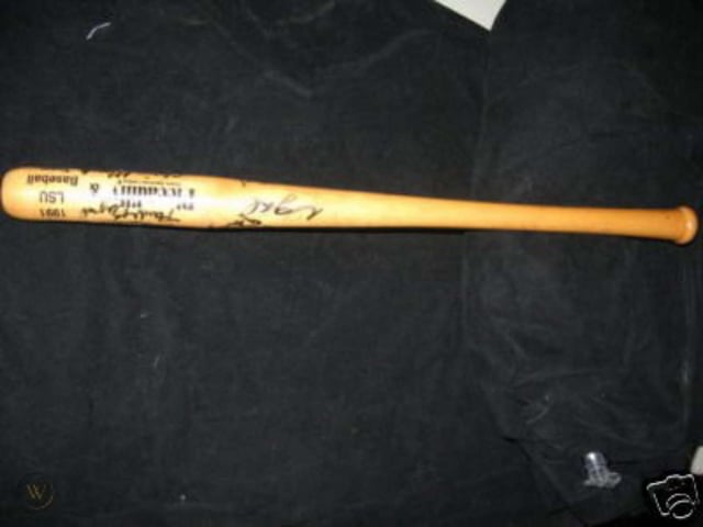 Naquin signed bat for sale