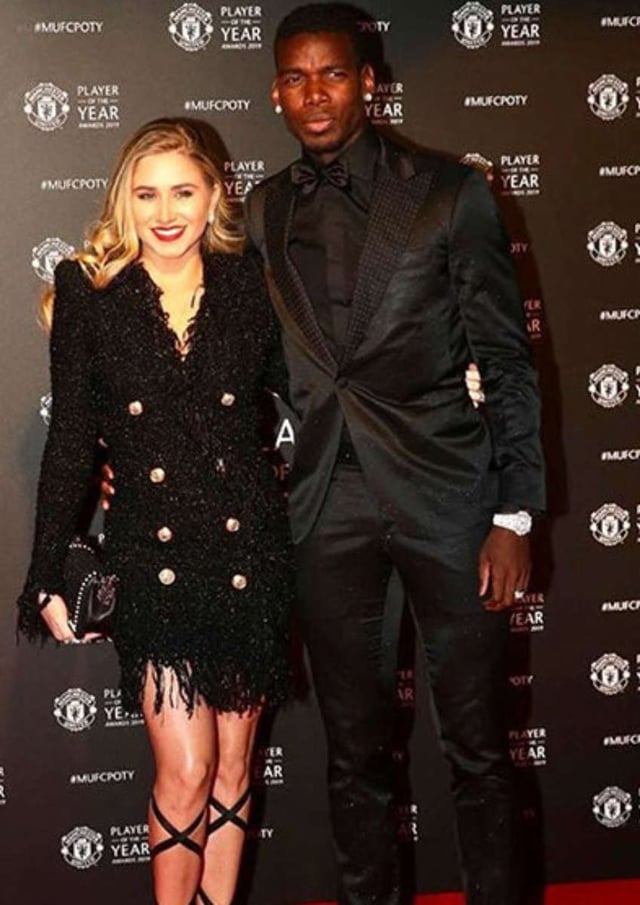 Maria and Paul Pogba