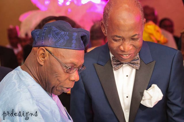 Rev. Wilson with former president of Nigeria Olusegun Obasanjo