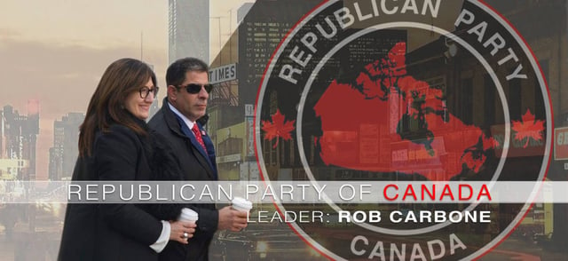 Carbone and the first lady - Republican Party of Canada