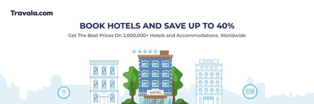 Book hotels, Resorts and Hostels on Travala.com