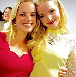 Claire and sister Dove Cameron