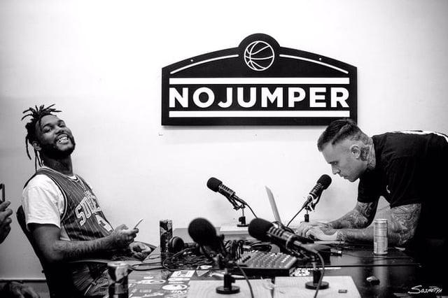 Adam22 and Lamb$ on the No Jumper podcast.