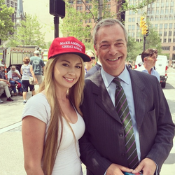 With Nigel Farage