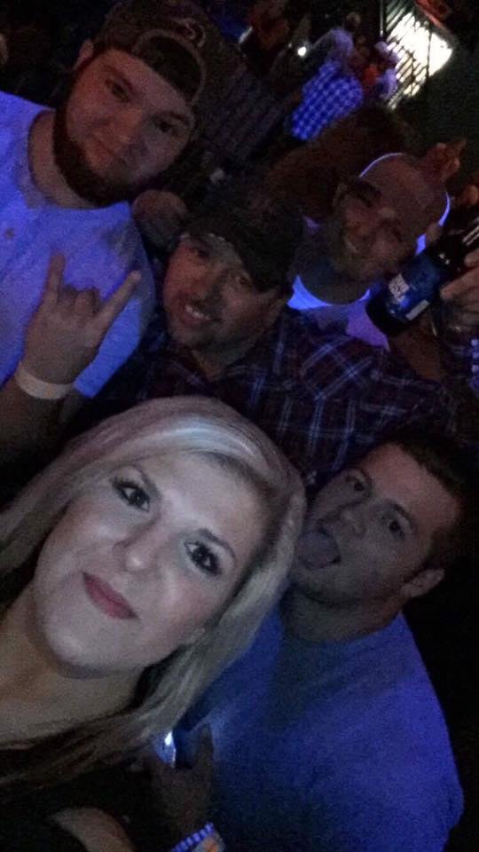 Tyler with his friends