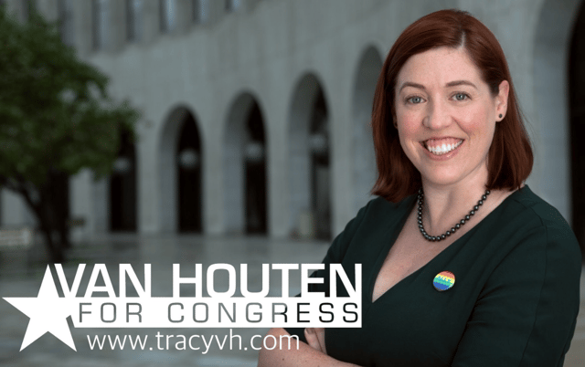 Van Houten campaign flier.