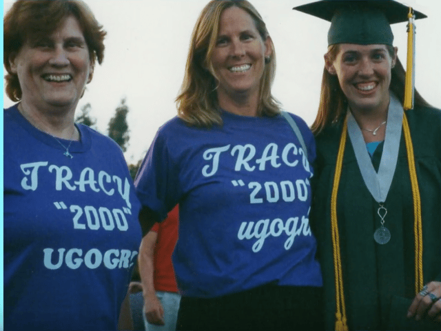 Van Houten graduating.