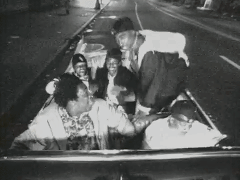Shots from 2Pac's "If My Homie Calls" music video