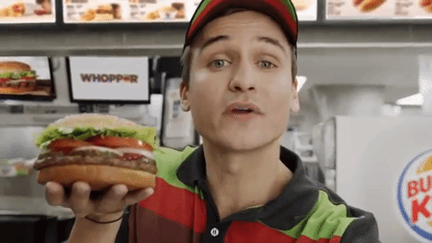 The beginning of the infamous 'Burger King | Connected" ad: "Okay, Google: What is the Whopper burger?"