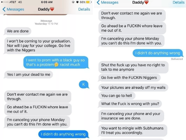 Texts from her father