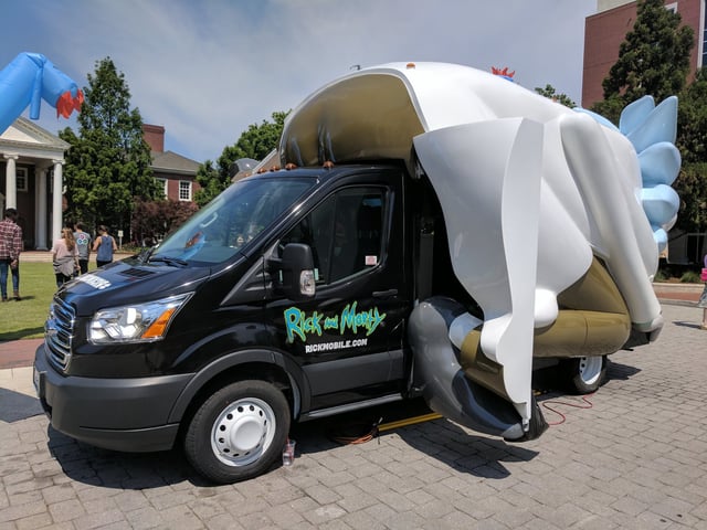 Front of the Rickmobile