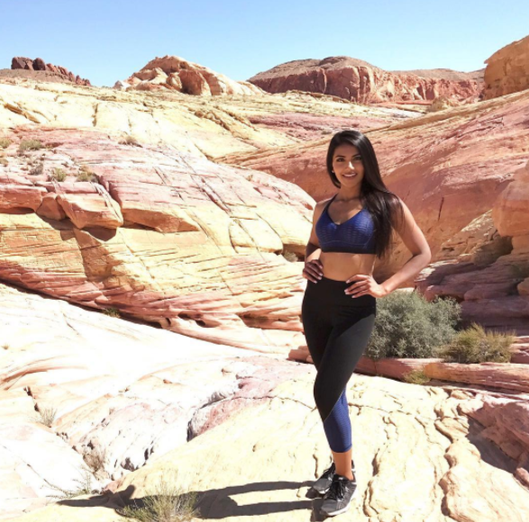 Chhavi Verg enjoying the Nevada landscape