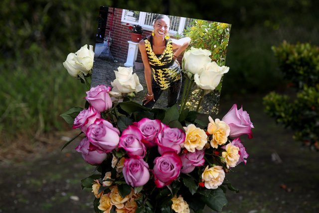 Memorial from Charleena's vigil