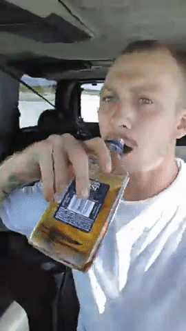 Drinking Jack Daniels