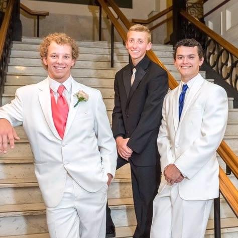 Riley with friends