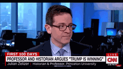 Julian Zelizer arguing that Trump is winning on CNN