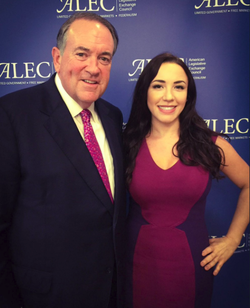 With Mike Huckabee: