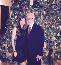 Ilana Blitzer with her father, Wolf Blitzer