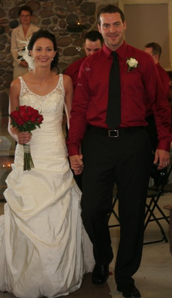 Tara & Zach Smith on their wedding day (circa 2009)