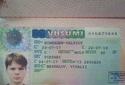 Image of VItaly Bespalov's passport.