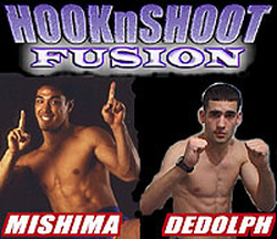 Poster for the Anthony DeDolph vs. Dokonjonosuke Mishima fight