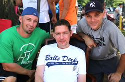 Photo of Anthony Senerchia Jr. with his friends.