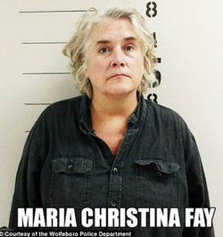 Mugshot of Christina Fay.