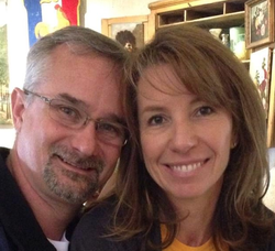 Photo of David Fravor with his wife.
