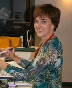 Photo of Stefanie Nassar at her workplace, Lansing Pediatric Associates.