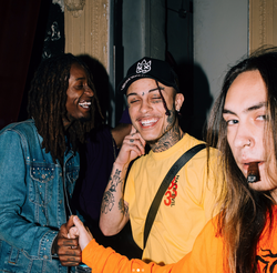 C-Dot Honcho with Lil Skies and Landon Cube.