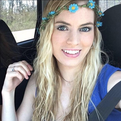 Haley Anderson pictured in April 2017