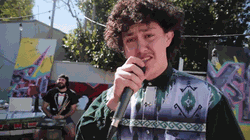 Hobo Johnson in his NPR Tiny Desk Submission for the song "Peach Scone"