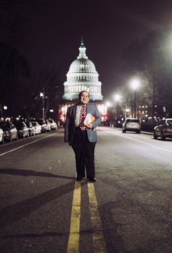 Photo of Steven Pruitt taken while outside of the Capitol Building.