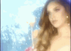 GIF of Alina Baraz that has been shared on her twitter as part of promo for TCOY.