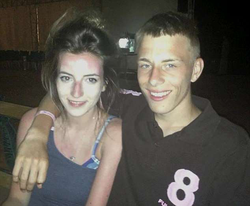 Jordan Worth and her ex-boyfriend who she abused, Alex Skeel