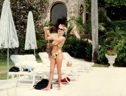 Barbara Ann Moore photo taken while at Mar-A-Lago visiting her lover at the time, future president, Donald Trump.