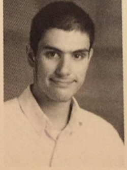 Yearbook photo of Alek Minassian from his time at Thornlea Secondary School