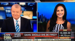 Emily Compagno with Stuart Varney