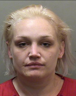 Mugshot of Anika Witt from another arrest.