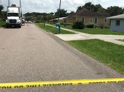 Photo from the scene of the shooting