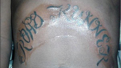 Dedrick Williams says he inked this tattoo on the abdomen of rapper Kodak Black.