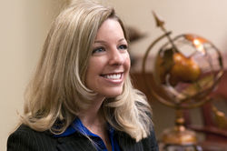 Photo of Andrea Martinez in her office