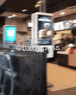 GIF of the Brawl inside of McDonald's where Sabrinah Fontelar was pummeled by Erika Chavolla.