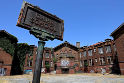 Photo of Carr School where the assaults took place