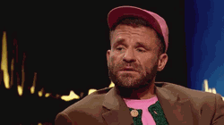 Bjarne Melgaard being interviewed on Skavlan.