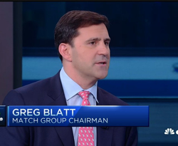 Greg Blatt on CNBC when he was the Chairman of Match Group